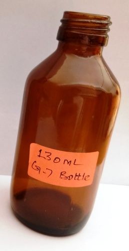 130 Ml G-7 Amber Bottle