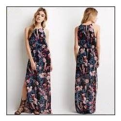 Ladies Printed Gown