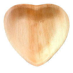 Heart Shape Areca Plates