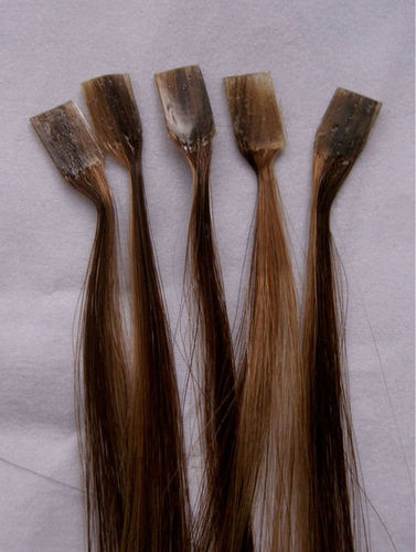 Keratin Hair Extension - 100% Natural Virgin Remy, Moisture Resistant & Soft Finish