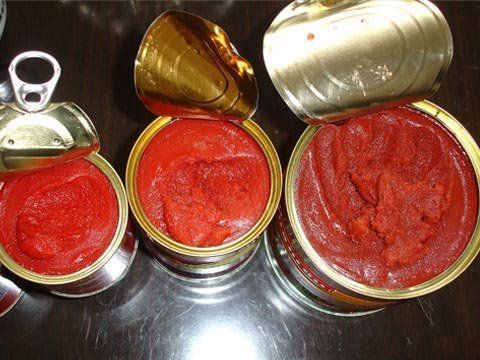 Canned Tomato Paste 