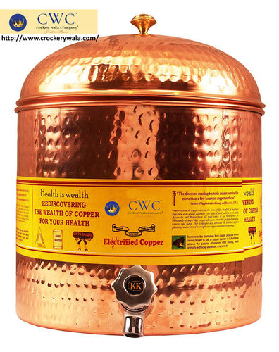 Copper Hammered Joint Free Leak Proof Water Dispenser