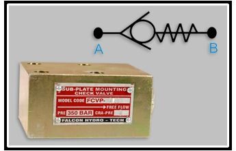 Sub Plate Mounting Check Valve