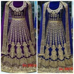 Wedding Lehenga - Heavy Embroidery Work on Net, 44x54 inches Size, Elegant Dupatta with One Side Georgette Border, Comfortable Fit with Stunning Color Combinations