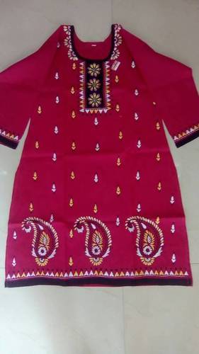 Kantha Stitch Long Kurti