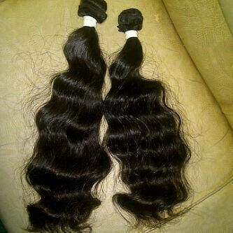 Loose Temple Hair Machine Weft