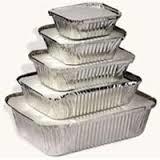 Silver Foil Container