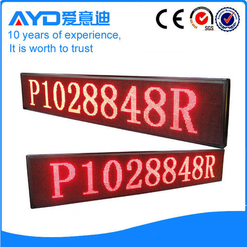 Outdoor Advertising Moving LED Scrolling Text Display Message Screen