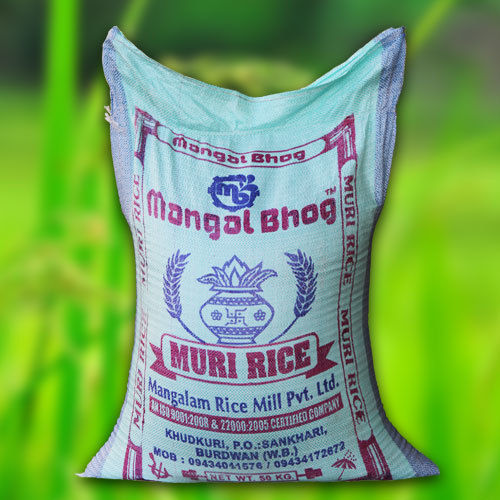 Puffed Rice - Mid-Sized & Thick Grains, 6.5-6.8 MM Length with Optimal Moisture Levels