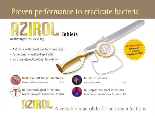 Azirol Azithromycin Tablets