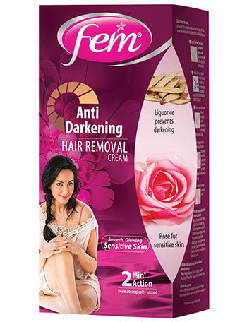 Fem Anti-Darkening Hair Removal Cream (Rose)