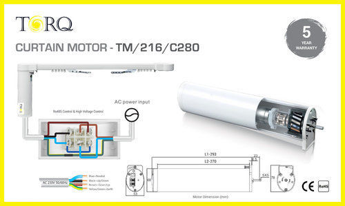 Automatic Curtain Motor Tm/216/C280 Gender: Women