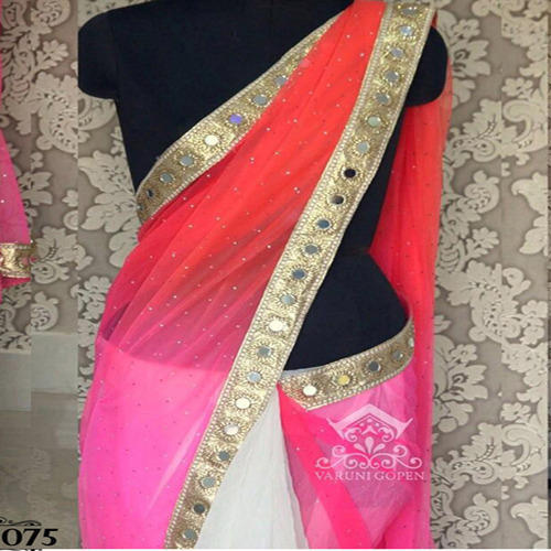 Bollywood Mirror Work Sarees