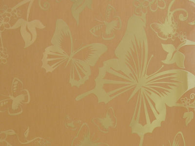 Colored Stainless Steel Sheets (Titanium Butterfly Flower Rose Gold) 201/304