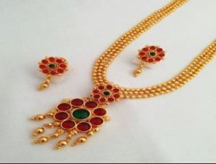 Charismatic Kemp Jewellery Gold Necklace Set