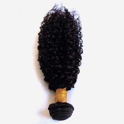 Human Curly Black Hair Extensions