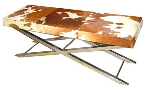 Natural Jersey Hairon and SS Stand Bench