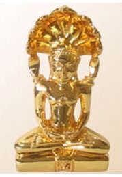 Parsvnath Gold Plated Statue