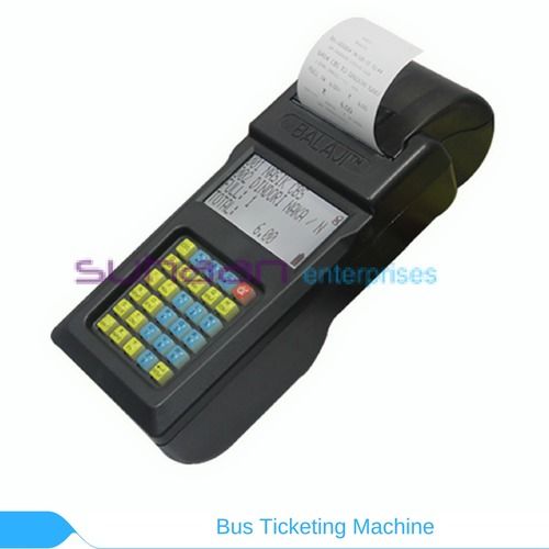 Bus Ticketing Machine - Rugged ABS Plastic Body, Light Weight Design | Bright LCD Display, Multi-Language Printing Options, Dual Function Keyboard, Rechargeable Battery