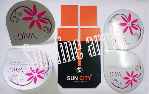 Garment Tag Printing Services By SUN FINE ARRTS