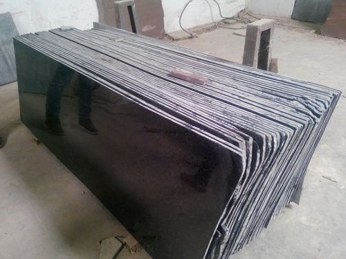 Premium Rajasthan Black Granite Slabs