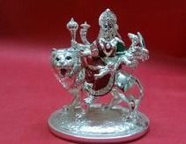 Silver Plated Ambemata Statue