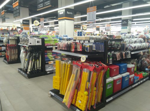 Mild Steel Toys And Sports Display Rack