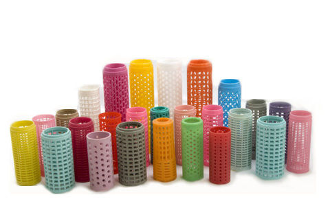 Perforated Cones - Engineering Plastic, Size 3Â½-30, 4Â½-20, 5Â½-57, 9Â½-15 | High Temperature Dyeing, Stackable Flexi Tube Design, Durable and Efficient Dye Transfer