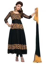 Black And Golden Designer Suit