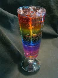 Multicoloured Gel Candle 