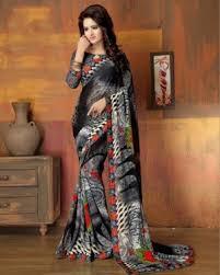 Synthetic Printed Saree