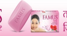 Famus Rose Soap Fabric Weight: 200 Grams (G)