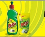 Nip Active Dish Wash Liquid - Concentrated Formula , Germi-Clean Action for Sparkling Clean Utensils and Total Germ Removal