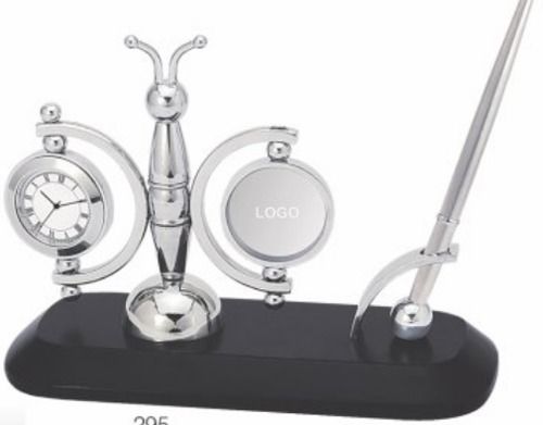 Table Clock With Holder