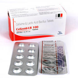 Cefixime 100mg Lactic Acid Bacillus Dispersible Tablet