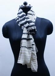 Ladies Stripe Print Cotton Scarf