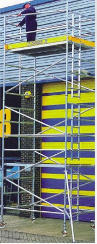 SA600GB Mobile Scaffold Tower with Ladder Frame