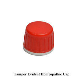 Plastic Tamper Evident Homeopathic Cap