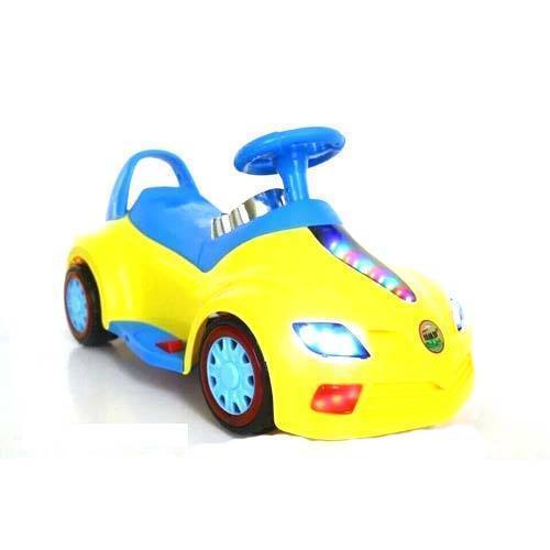 Plastic Yellow Baby Car