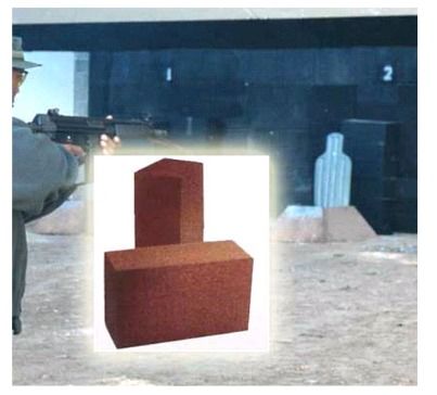 Ballistic Rubber Block