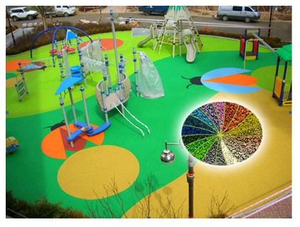 Epdm Rubber Surfaces For Children Playground