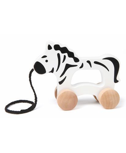 Multicolor Pulling Zebra Toy