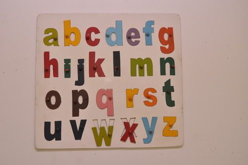 Small Letters Alphabet Puzzle Tray