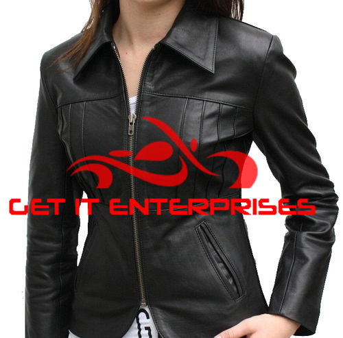 Brown Ladies Motorbike Racing Pure Leather Jackets