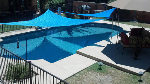 Swimming Pool Shade Nets - Durable UV-Resistant Fabric, Various Sizes Available | Ideal for Keeping Pools Clean