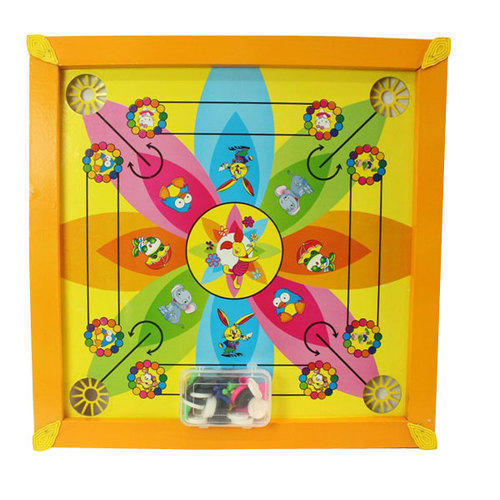 Toy Carrom Board Designed For: Children