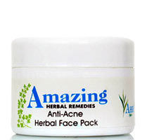 Herbal Anti Acne Face Pack - Natural Ingredients, Reduces Pimple Scars and Dead Skin Cells, High Quality Tested Formula