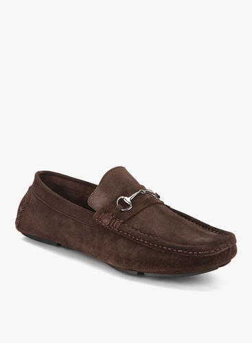 Mens Suede Leather Loafers