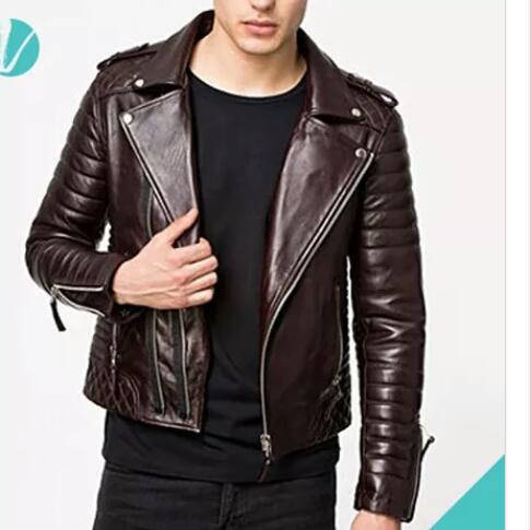 Black Mens Pu Leather Jackets