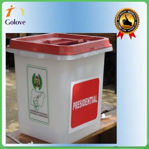 Transparent Plastic Ballot Voting Box